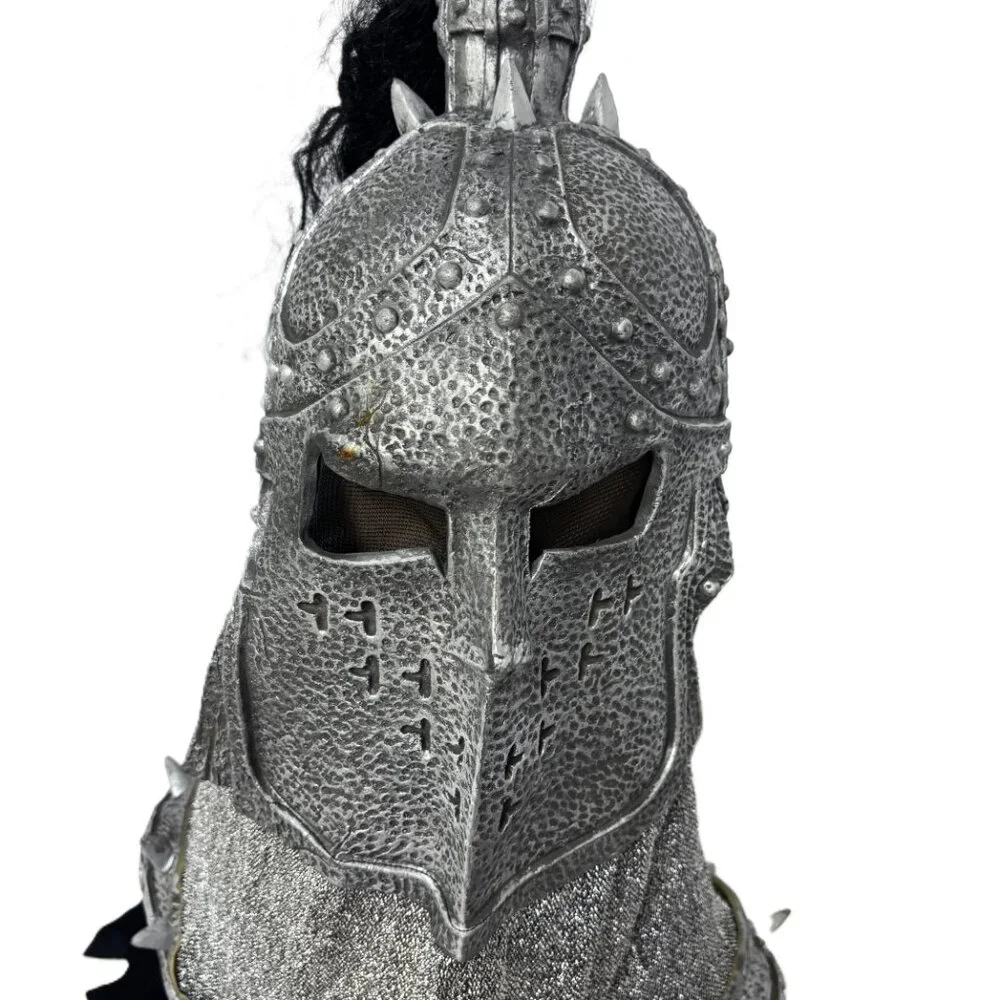 Faux Metal Knight Mask Medieval Renaissance Easter Unlimited Y2K Vintage